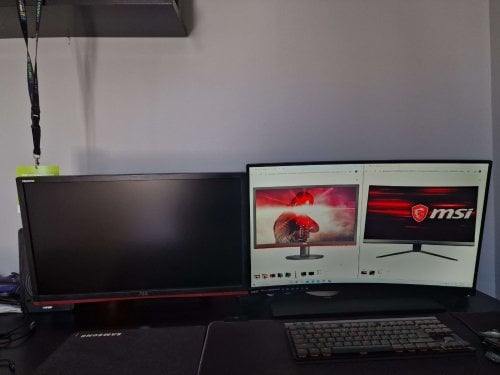 Περισσότερες πληροφορίες για "MSI Optix MAG271CV (27"/Full HD) + AOC G2460VQ6 24" + Μεταλλική βάση στα 180€"