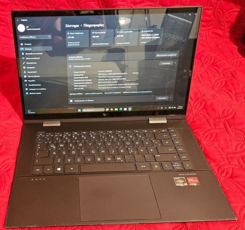 Περισσότερες πληροφορίες για "HP ENVY x360 Convert 15-eu0556ng 2in1 Ryzen 5500u 16GB 500GB"