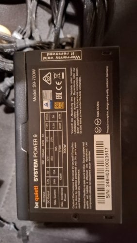 Περισσότερες πληροφορίες για "be quiet! System Power 9 (700W)"