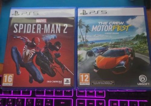 Περισσότερες πληροφορίες για "PS5 Spiderman 2, The crew motorfest"