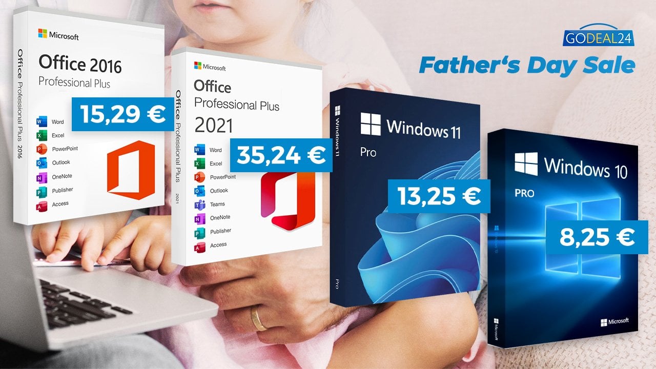 Περισσότερες πληροφορίες για "Τέλεια Δώρα για τη Γιορτή του Πατέρα: Το Microsoft Office 2021 & Windows 11 Pro δεν είναι πλέον ακριβά! Γνήσιο κλειδί Windows 11 με λιγότερο από 10€!"