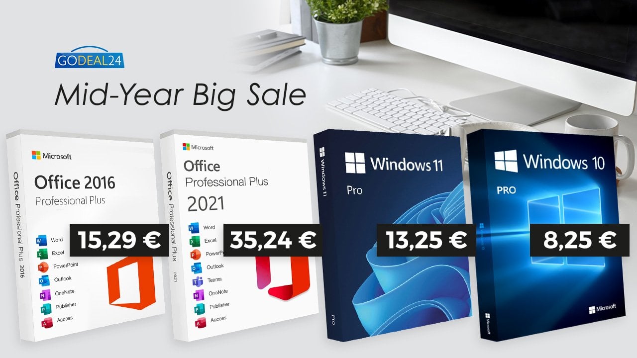 Πού θα Βρείτε Office με 15€; Η Godeal24 δίνει κλειδιά Microsoft στο Mid-Year Crazy Sale!! Η Προσφορά Λήγει σε 24 ώρες!