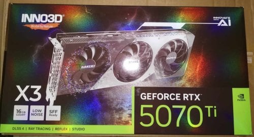Περισσότερες πληροφορίες για "INNO3D Geforce RTX 5070 Ti X3 SFF 16G"