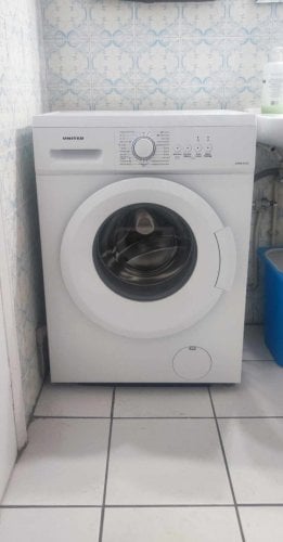 Περισσότερες πληροφορίες για "United UWM-6105 6kg Πλυντήριο Ρούχων - Αριστη κατασταση εντος εγγυησης.(04/2026)"