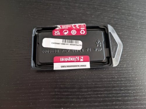 Περισσότερες πληροφορίες για "Kingston 16GB DDR5 RAM with 4800 Speed for Laptop"