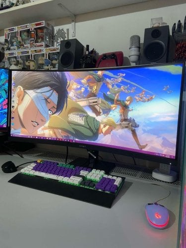 Περισσότερες πληροφορίες για "OMEN by HP 34 inch WQHD 165Hz Curved Gaming Monitor - 34c (34"/Wide Quad HD)"