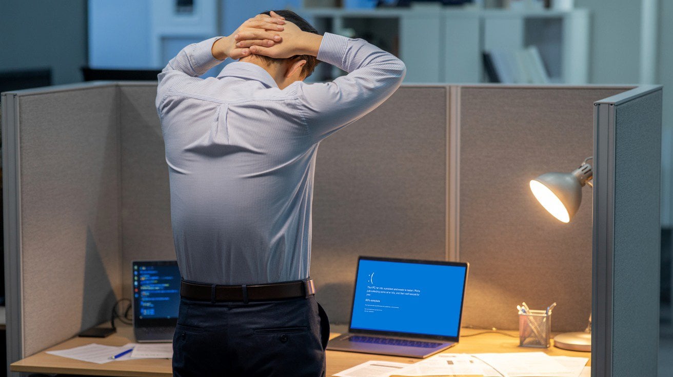 Η Microsoft αλλάζει τη "Μπλε Οθόνη του Θανάτου" σε μαύρη στα Windows 11