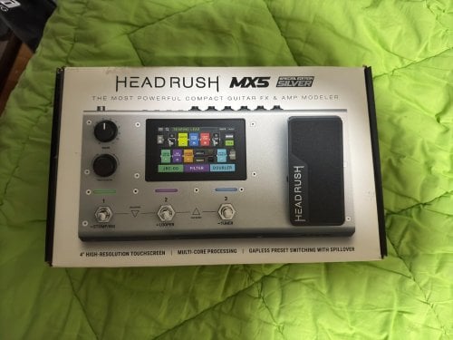 Περισσότερες πληροφορίες για "Headrush MX-5 Special Edition πολυεφέ ηλεκτρικής κιθάρας"