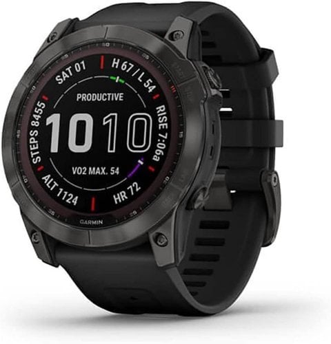 Περισσότερες πληροφορίες για "Garmin Fenix 7X Solar (51mm/Γκρι/Πολυμερές, Τιτάνιο)"