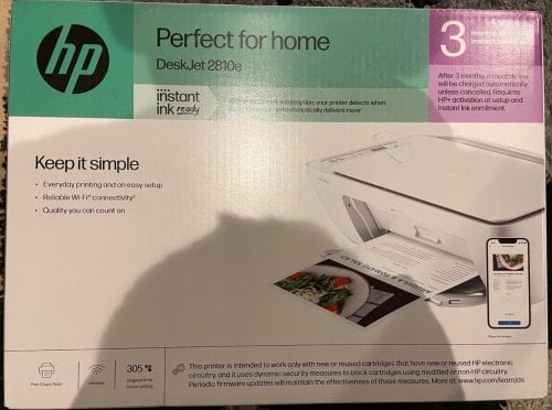 Περισσότερες πληροφορίες για "HP Deskjet 2810e"