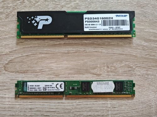 Περισσότερες πληροφορίες για "8GB (2x4GB) DDR3 1600MHz"