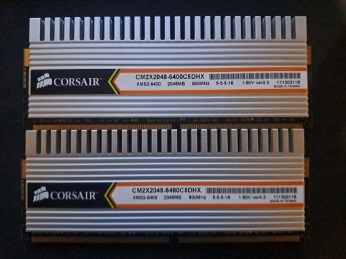 Περισσότερες πληροφορίες για "DDR2 Corsair XMS2 4GB(2GB x 2) για παλιό Desktop"