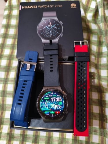 Περισσότερες πληροφορίες για "Huawei Watch GT 2 Pro Titanium 47mm Αδιάβροχο με Παλμογράφο (Κλήσεις Μνμ)++ δυο λουρακια extra !!"