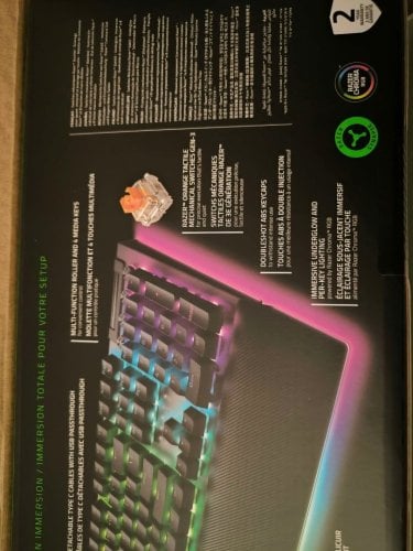 Περισσότερες πληροφορίες για "Razer Blackwidow V4 Pro Sealed"