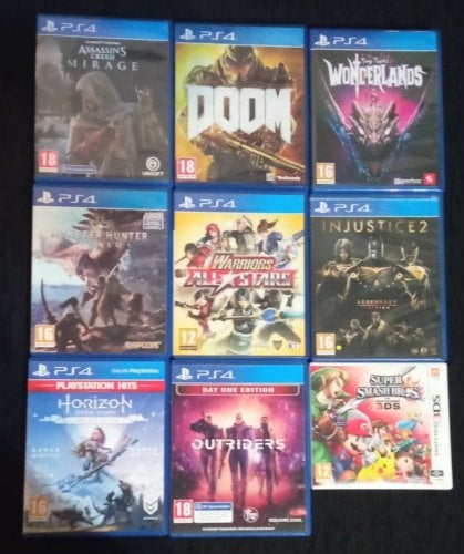Περισσότερες πληροφορίες για "PS4 games + Super smash bros 3DS"