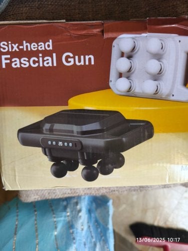 MASSAGE GUN 6 κεφαλών