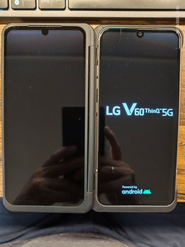 Περισσότερες πληροφορίες για "LG V60 ThinQ 5G (Μπλε/128 GB) Full Extra - Ξεκλείδωτο - Άριστη κατάσταση"