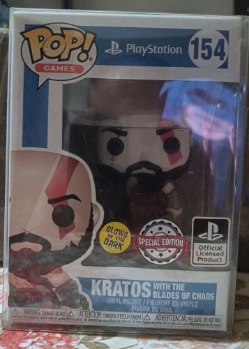 Funko pop Kratos with blades of chaos 154