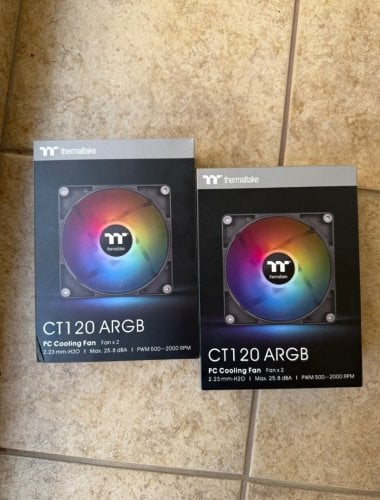 Περισσότερες πληροφορίες για "ΤΤ CT120 ARGB Fans"
