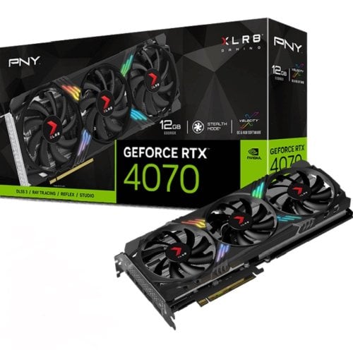 Περισσότερες πληροφορίες για "PNY GeForce RTX 4070 12GB XLR8 Gaming VERTO EPIC-X RGB"