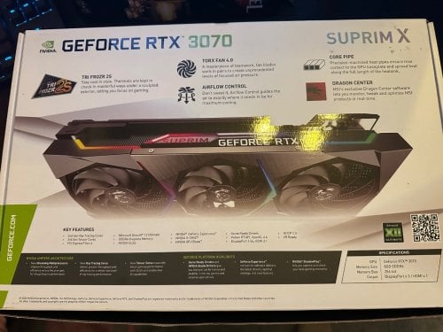 Περισσότερες πληροφορίες για "MSI RTX 3070 SUPRIM 8G Θεσσαλονικη"