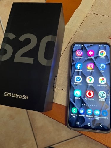 Περισσότερες πληροφορίες για "Samsung Galaxy S20 Ultra 5G (Γκρι/128 GB)"