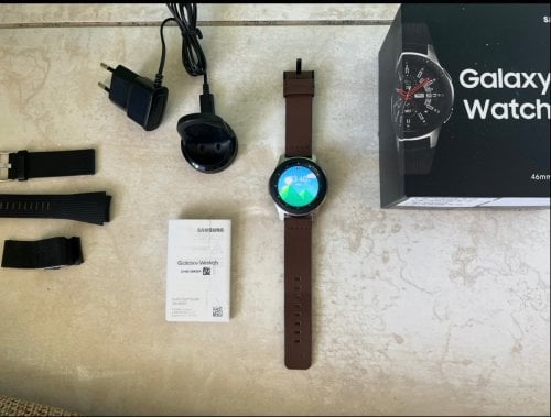 Περισσότερες πληροφορίες για "Samsung Galaxy Watch (46mm/Ασημί)"