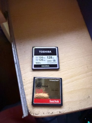 Περισσότερες πληροφορίες για "CF compact flash 128gb x2"
