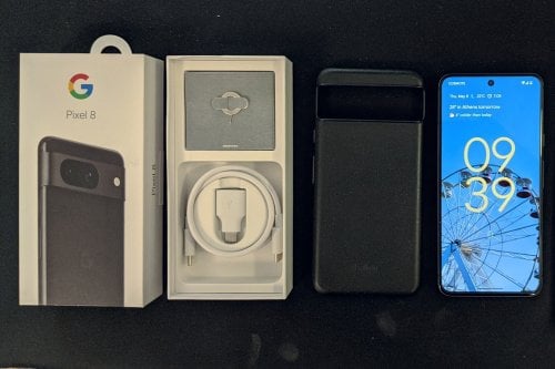 Περισσότερες πληροφορίες για "Google Pixel 8 (Μαύρο/128 GB) + δερμάτινη θήκη"
