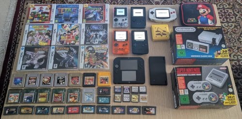 Nintendo consoles and games