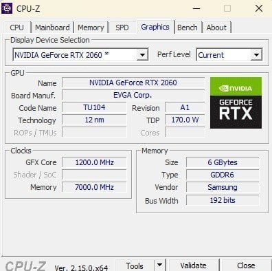 Περισσότερες πληροφορίες για "EVGA GeForce RTX 2060 GAMING"