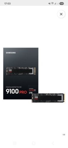 Περισσότερες πληροφορίες για "Samsung 9100 Pro SSD 2TB M.2"