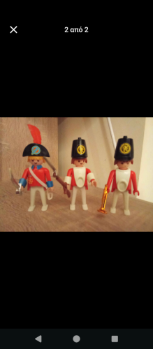Περισσότερες πληροφορίες για "Playmobil αγγλοι στρατιωτες 1980"