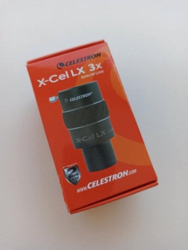 Περισσότερες πληροφορίες για "Αντάπτορας Celestron X-Cel LX 3X Barlow lens #93428 για διόπτρα τηλεσκοπίου."
