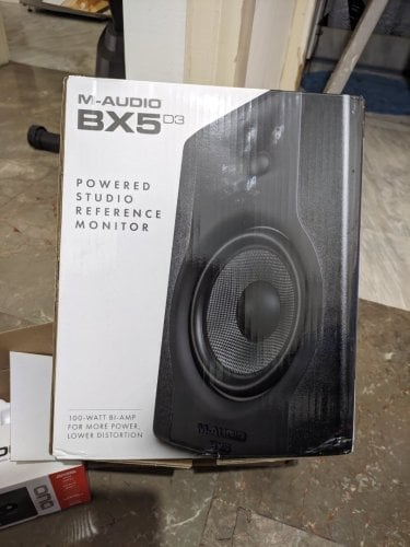 Περισσότερες πληροφορίες για "2 Ηχεια  (M-Audio BX5 D3 100W + M-Audio Εξωτερική Επαγγελματική Κάρτα Ήχου M-Track Duo)+Καλωδια"