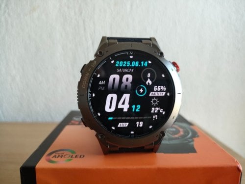 Περισσότερες πληροφορίες για "Smartwatch καινούργιο με Amoled οθόνη , ΒΤ Call, πυξίδα, GPS, LED φακό και Altitude"