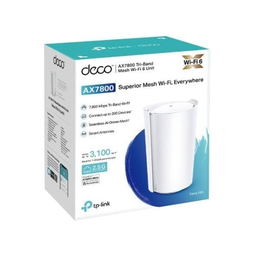 Περισσότερες πληροφορίες για "Mesh-Repeaters, Deco X95 (1 μονάδα), Repeater RE705x, ZTE T5400 Ultra"