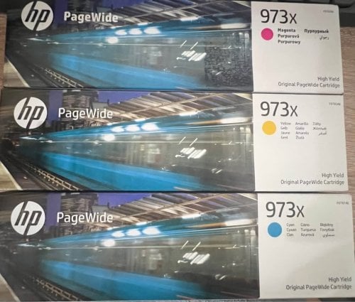 Περισσότερες πληροφορίες για "Μελάνια hp 973x Magenta - Yellow- Cyan"