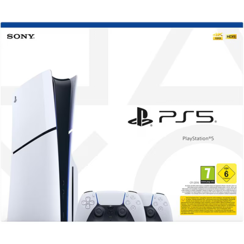 Περισσότερες πληροφορίες για "Sony PlayStation 5 Slim Disc + 2 DualSense"