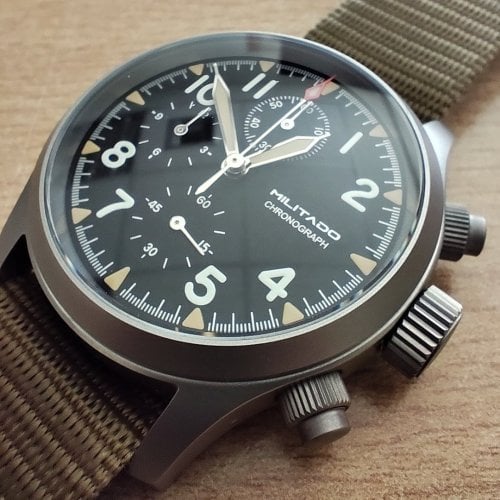 Περισσότερες πληροφορίες για "Militado Retro VK67 Quartz Chronograph Watch ML1868"
