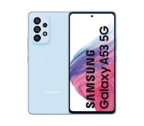 Περισσότερες πληροφορίες για "Samsung Galaxy A53 5G Dual SIM (6GB/128GB) Light Blue"