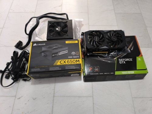 Περισσότερες πληροφορίες για "GIGABYTE 1660 SUPER + CORSAIR CX 650 M"