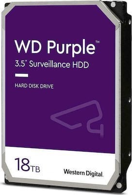 Περισσότερες πληροφορίες για "Western Digital Purple Pro Surveillance 18TB HDD Σκληρός Δίσκος 3.5" SATA III 7200rpm με 512MB Cache"