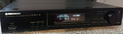 Περισσότερες πληροφορίες για "Pioneer F-502 RDS FM/AM  Δέκτης ασύρματος με 2 εισόδους  FM  STEREO"