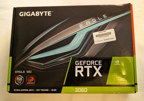 Περισσότερες πληροφορίες για "Gigabyte GeForce RTX 3060 EAGLE OC 12G (rev. 2.0)"