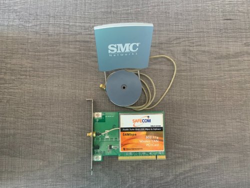 Περισσότερες πληροφορίες για "Κάρτα PCI Wi-Fi μαζί με κεραία Safecom SWLP-54108 | Κωδ.: 109"