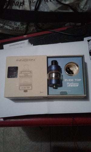 Περισσότερες πληροφορίες για "Innokin Zlide Top Tank 24mm 3ml"