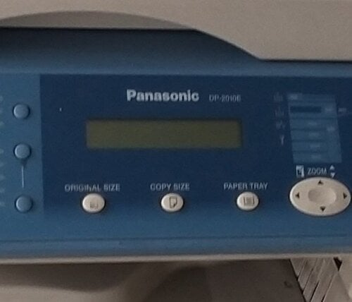 Περισσότερες πληροφορίες για "PANASONIC DP- 2010E ΦΩΤΟΤΥΠΙΚΟ ΜΗΧΑΝΗΜΑ & 2 TONER"