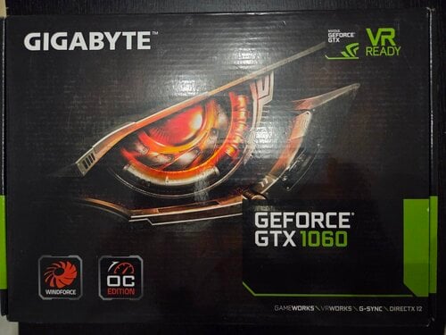 Περισσότερες πληροφορίες για "GIGABYTE GTX1060 6GB OC"