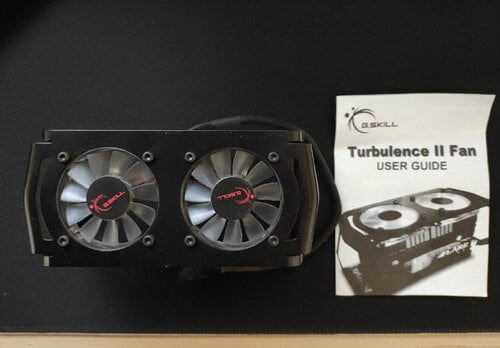 Περισσότερες πληροφορίες για "G.SKILL TURBULENCE II MEMORY COOLER (RAM COOLER FTB-3500C5-D)"